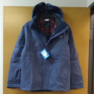 🆕 Columbia Men's Arctic Trip III Fleece Interchange Jacket, MD - Dark Mountain